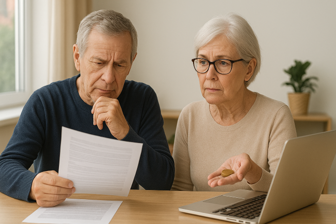 A picture of two people looking at Should People Over Age 65 Still Be Using Stocks and Shares ISAs